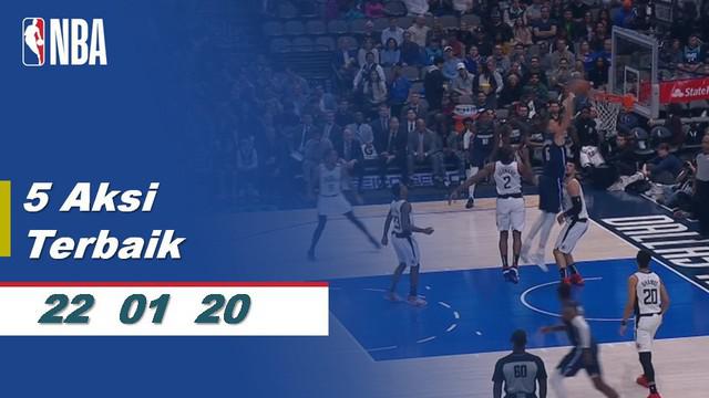 Berita Video 5 Aksi Pemain Terbaik NBA 22 Januari 2020