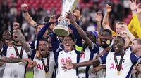 Tottenham juara Liga Europa 2024/2025. (AP Photo/Manu Fernandez)