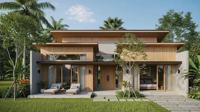 Desain Rumah Hemat & Cantik untuk Keluarga Muda di Pedesaan/Ilustrasi Gemini AI