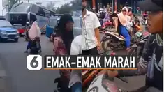 Aksi nekat emak-emak tidak ada habisnya.