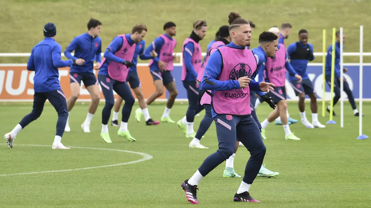 Intip Latihan Inggris Jelang Hadapi Jerman di 16 Besar Euro 2020