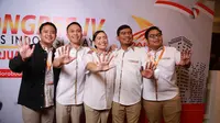 Ketua Umum PP Tunas Indonesia Raya (Tidar) Rahayu Saraswati Djojohadikusumo bersama jajaran PP Tidar usai Kongres IV Tidar di Hotel Borobudur, Jakarta, Sabtu (17/5/2025) (Istimewa)