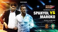 Prediksi Spanyol vs Maroko (Liputan6.com/Trie yas)