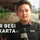 Duh! Pagar Besi Taman Jakarta Dicuri