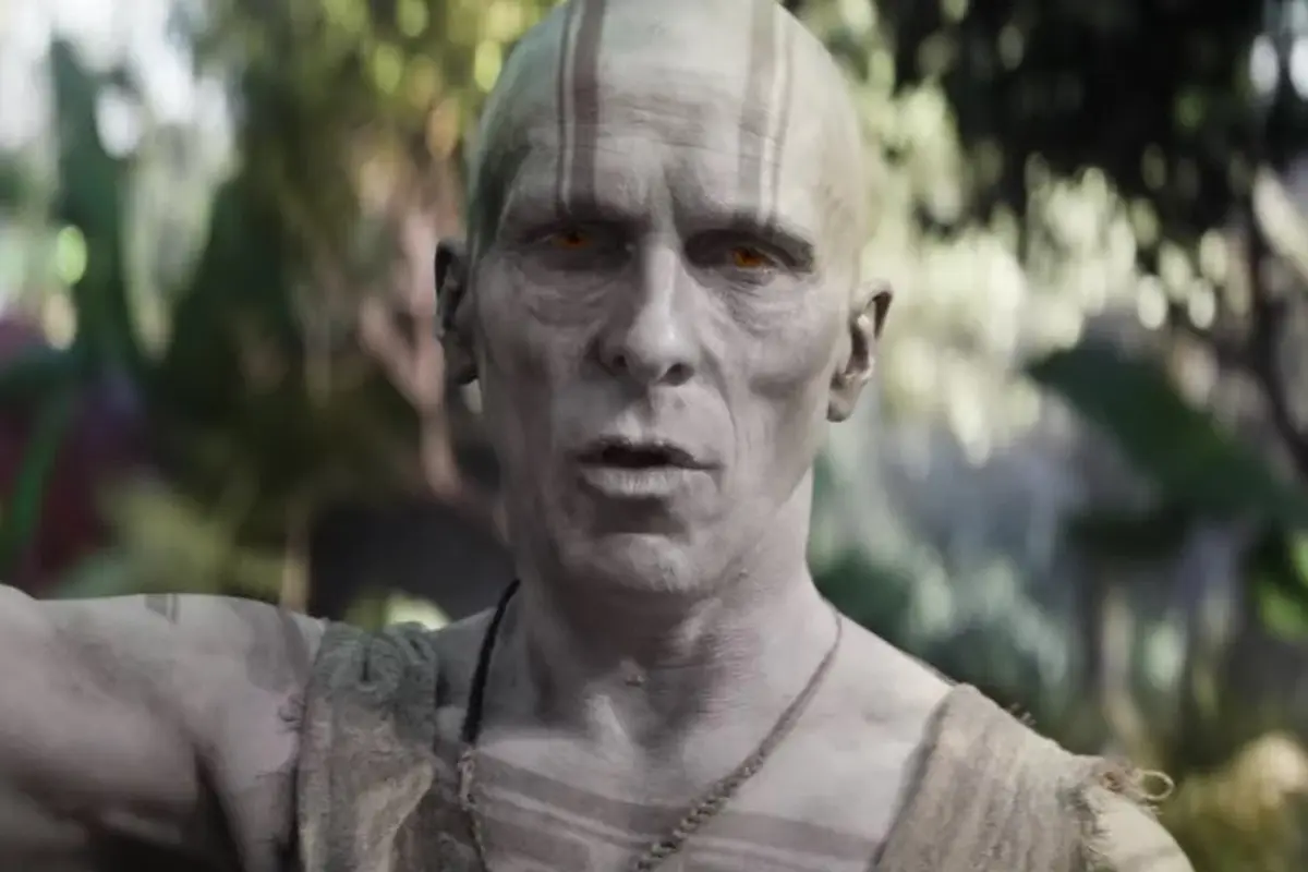 Christian Bale di Trailer Thor: Love and Thunder. (tangkapan layar YouTube/ Marvel Entertainment
