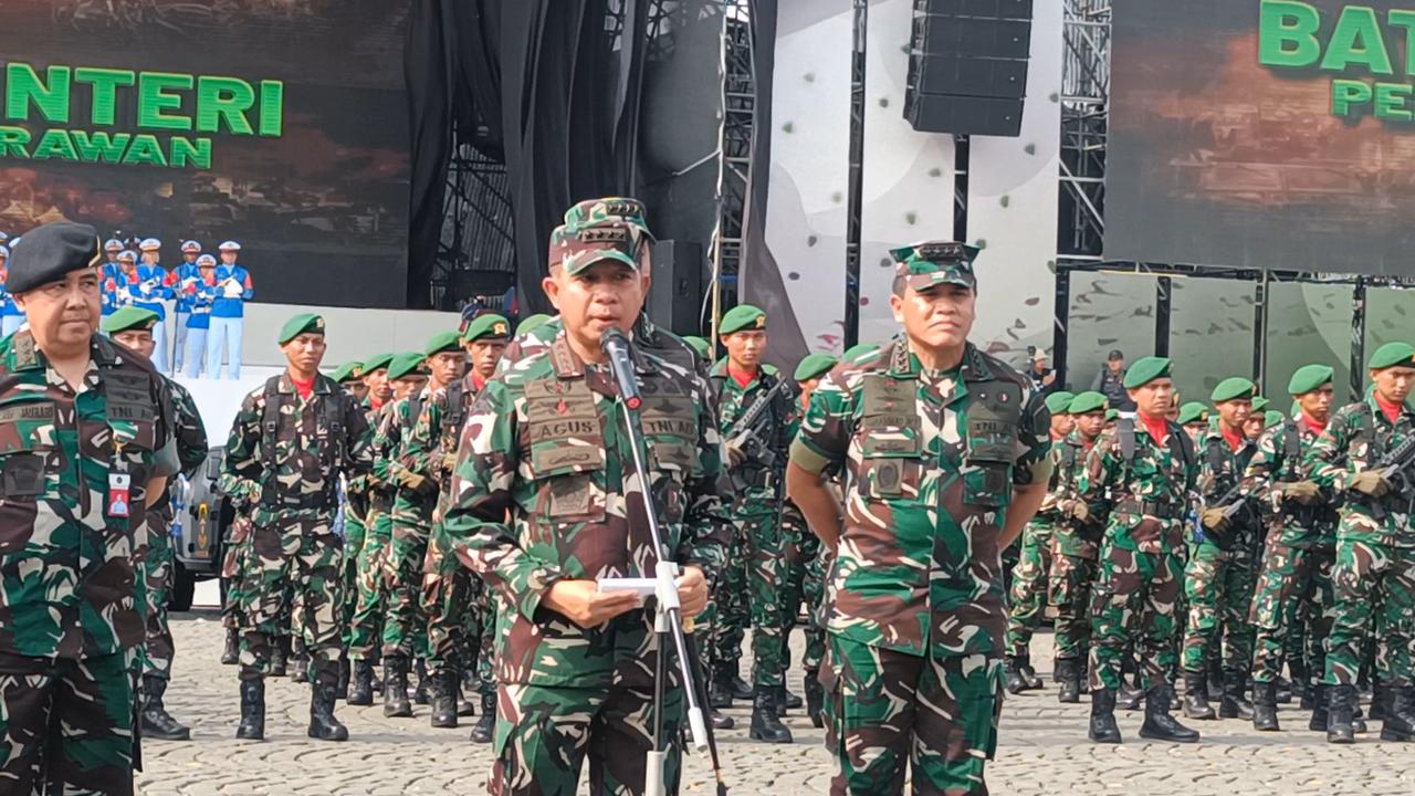Panglima TNI 'Parkir' 5 Batalyon Tentara di Perbatasan Papua di bawah Komando Kodam Kasuari