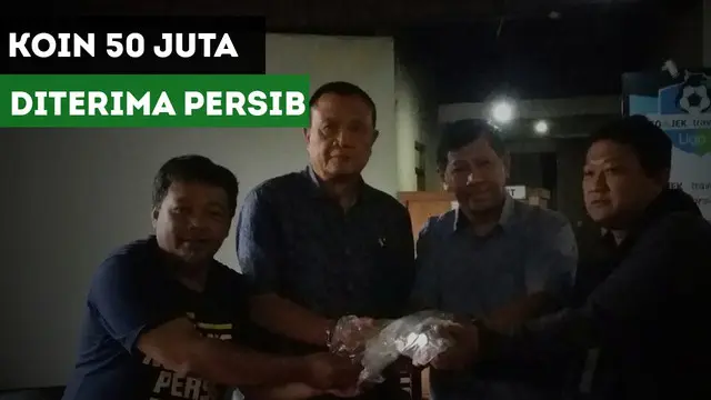 VIDEO: Uang Koin Rp 50 Juta Telah Diterima Persib