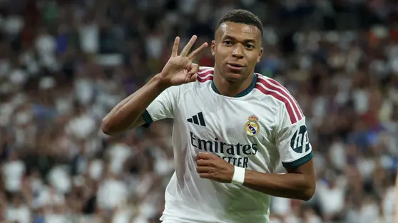 Kylian Mbappe Cetak Hattrick dan Tembus 100 Kontribusi Gol di Real Madrid