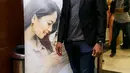 Aktor yang juga bermain dalam film Mengejar Matahari itu tidak mengungkapkan secara gamblang pertemuannya dengan keluarga Angeline. (Galih W. Satria/Bintang.com)