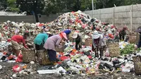 Tumpukan sampah di&nbsp;TPS3R Rawa Badak Utara, Koja, Jakarta Utara, 3 Maret 2025. (Liputan6.com/Asnida Riani)