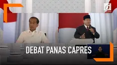 Prabowo menyampaikan jawaban tegasnya saat menjawab pemaparan Jokowi terkait teknologi dalam pemerintahan.