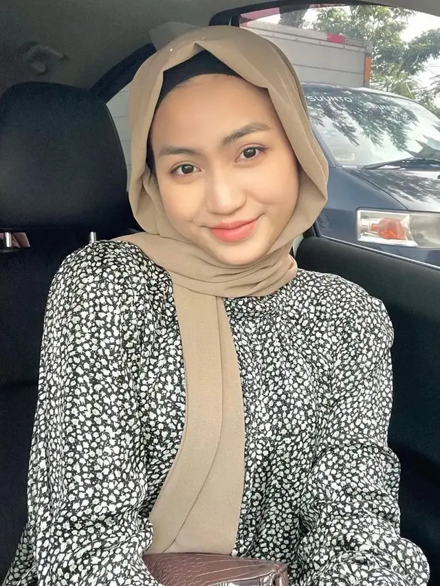 Gaya kerudung Xaviera Putri Clash of Champions. [@xavieraaputri]