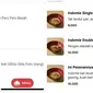 Deskripsi menu makanan (Sumber: Twitter/txtdarionlshop)