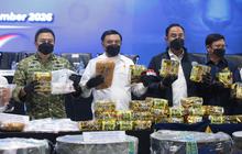 BNN Musnahkan Barang Bukti Narkotika 2 Ton Sabu Cair