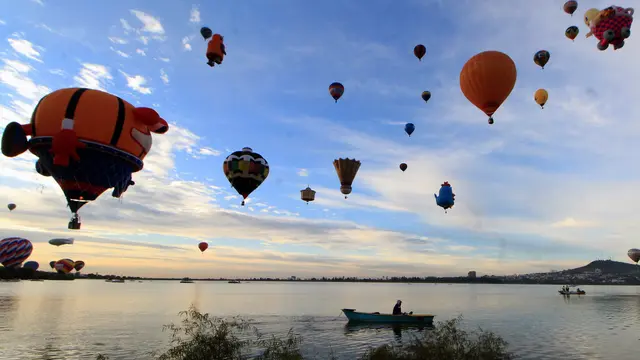 Festival Balon Udara di Meksiko