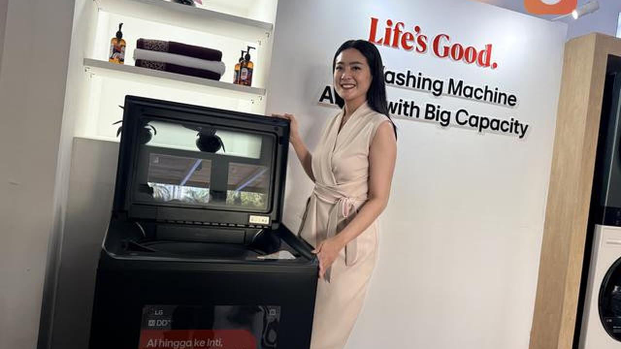 LG Suntik AI di Mesin Cuci Berukuran Jumbo untuk Mencuci Lebih 'Sat Set' dan Pakaian Lebih Awet