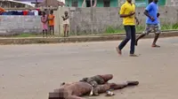 Mengenaskan, Korban Ebola Dibiarkan Busuk di Jalan