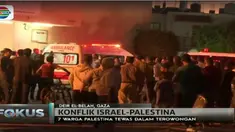 Tentara Israel meledakkan terowongan bawah tanah yang dibangun pejuang Palestina di perbatasan Jalur Gaza.