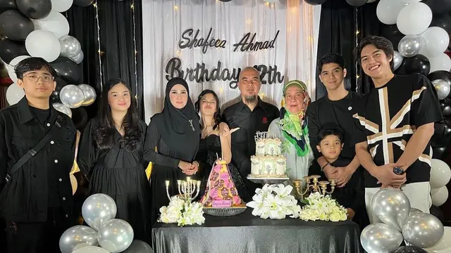 Perayaan ultah Shafeea Ahmad putri Ahmad Dhani dan Mulan Jameela (Foto: Instagram alghazali7)