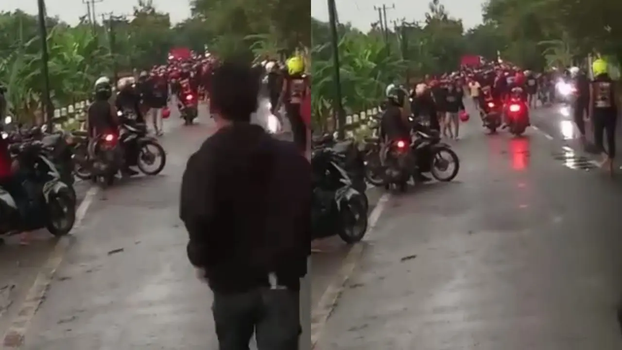 Bentrok warga dengan anggota perguruan silat di Tuban (Ahmad Adirin/Liputan6.com)