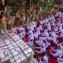 Siswa Kembali Menikmati Makan Bergizi Gratis
