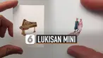 Lukisan biasa identik dengan objek yang besar dan kertas atau kain yang besar. Tapi berbeda dengan lukisan ini yang besarnya hanya seujung jari.