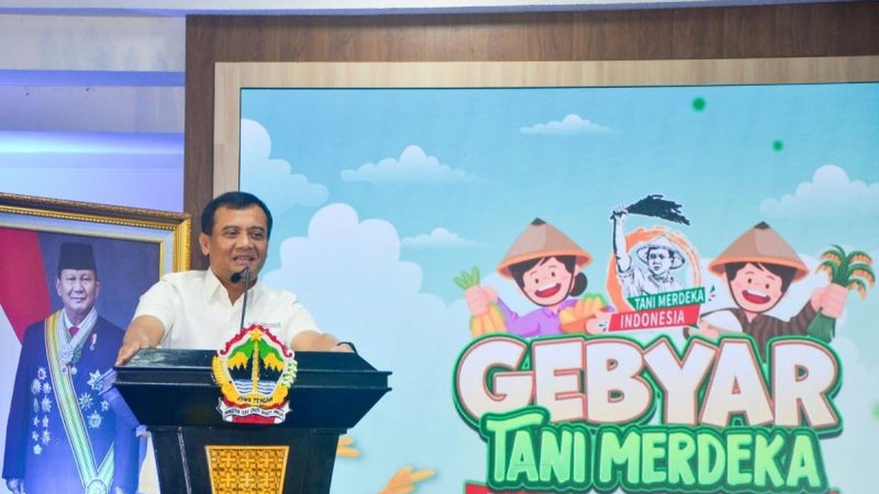 Jawa Tengah Siap Jadi Pusat Gerakan Tani Merdeka, Kedaulatan Pangan Nasional Terjamin