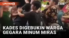 Diduga Minum Miras di Pesta Hajatan, Kades Karangsari Bekasi Dihajar Warga