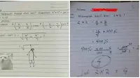 6 Rumus Matematika Buatan Murid Ini Bikin Dahi Guru Jadi Berkerut