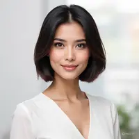 Rambut Pendek Wanita 30an Elegan Awet Muda by Meta AI