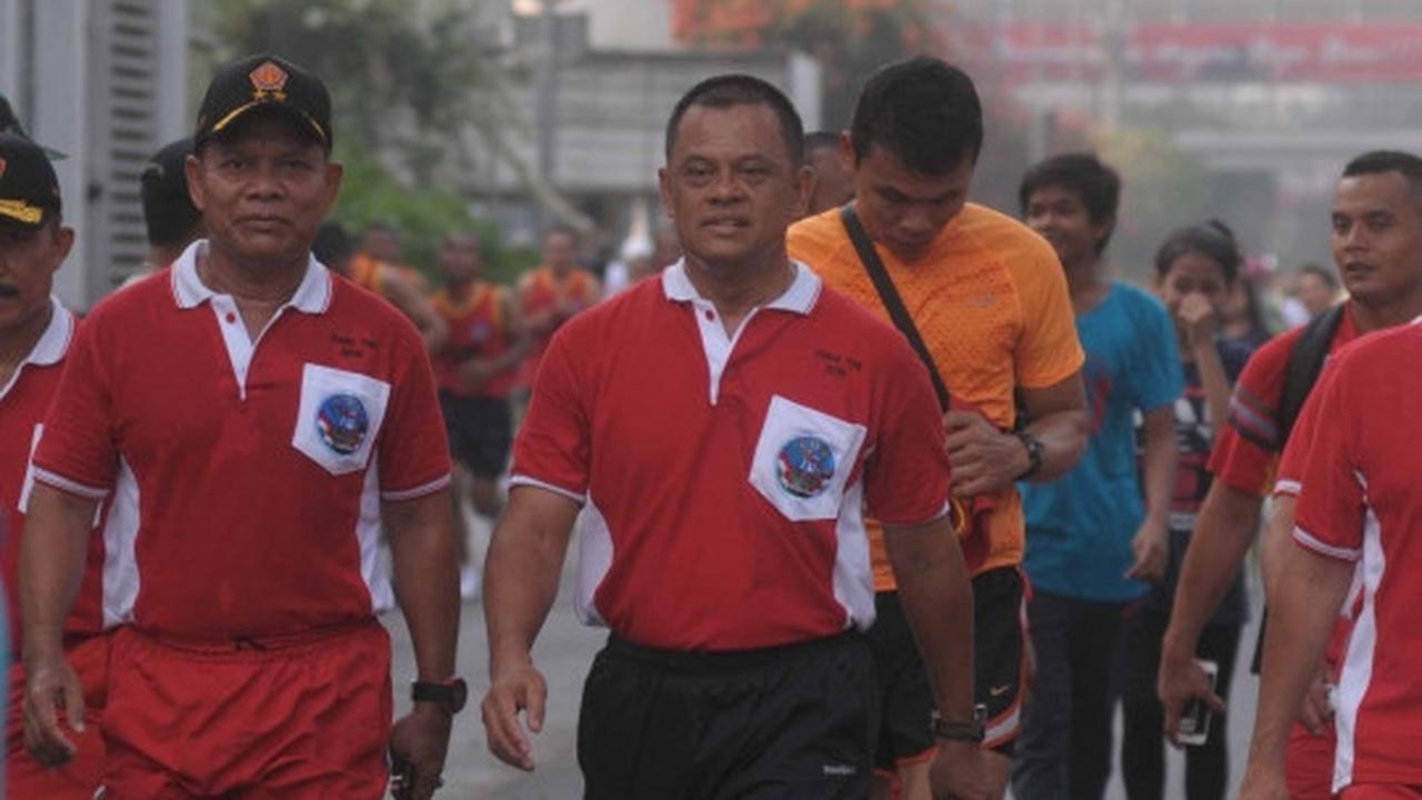 12 Ribu peserta ramaikan lomba lari HUT ke-70 TNI