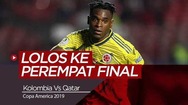 VIDEO: Highlights Copa America 2019, Usai Taklukkan Messi Kolombia Kalahkan Qatar