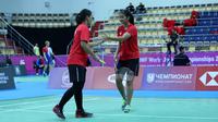Ganda putri Febriana Dwipuji Kusuma/Amalia Cahaya Pratiwi di Kejuaraan Dunia Junior Bulu Tangkis 2019. (PBSI)