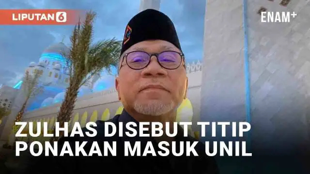 Nama Menteri Perdagangan Zulkifli Hasan disebut dalam kasus suap penerimaan mahasiswa baru Unila (Universitas Lampung). Namanya disebut oleh terdakwa Andi Desfiandi dalam sidang 30 November 2022. Mahasiswa berinisial ZA disebut merupakan keponakan Zu...