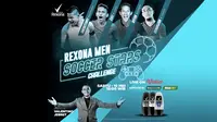 Empat pesepak bola Indonesia bersaing pada turnamen Rexona Men Soccer Stars Challenge.