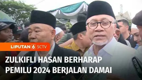 VIDEO: Hadiri Pengajian Akbar di Lampung, Zulhas Berharap Pemilu 2024 Berjalan Lancar, Aman, dan Damai