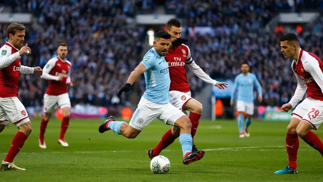 Manchester City Tumbangkan Arsenal