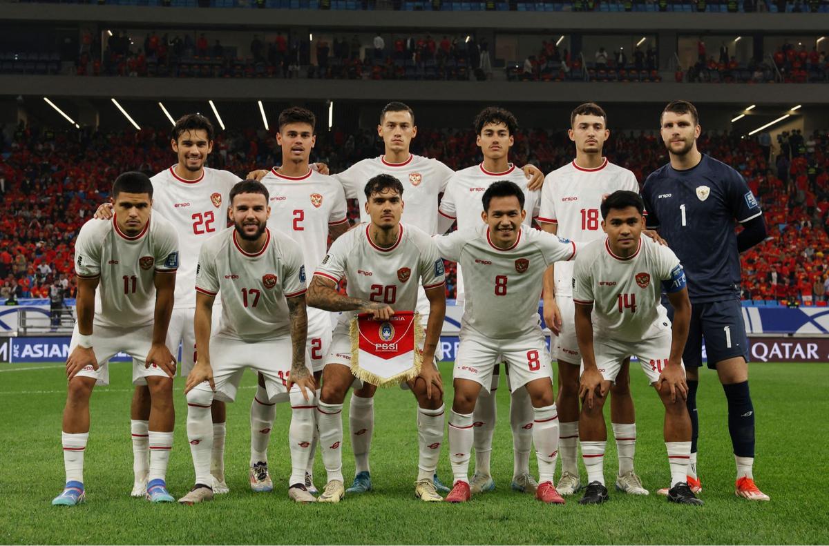 China vs Timnas Indonesia di Kualifikasi Piala Dunia 2026