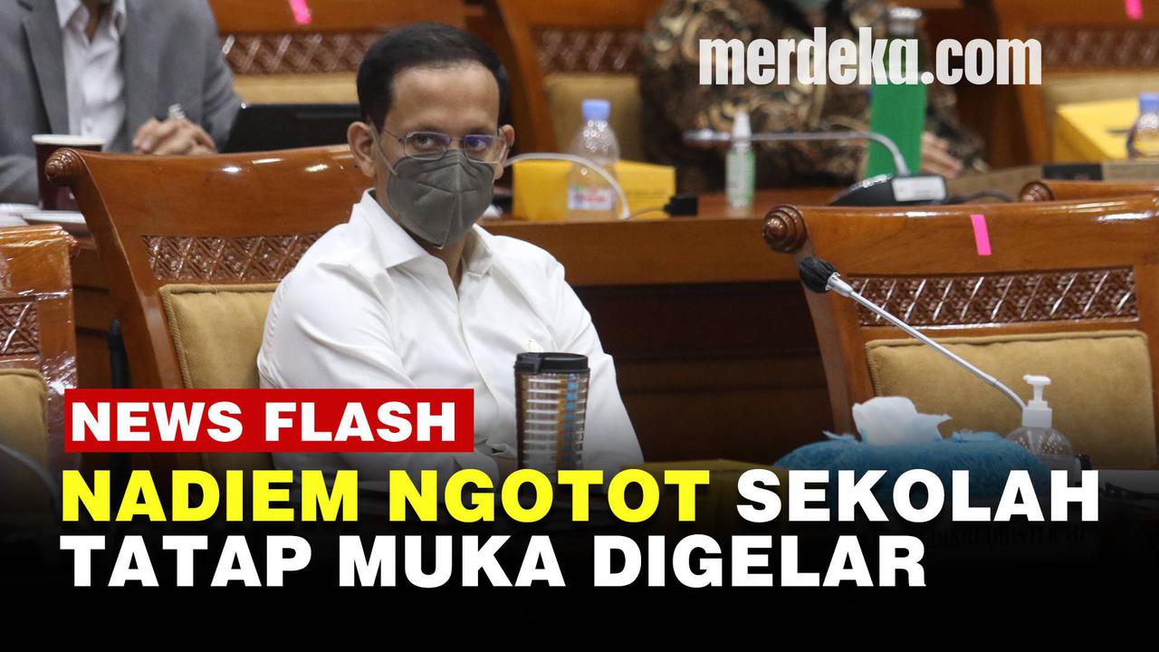VIDEO: Nadiem Wacanakan Sekolah Tatap Muka, Sebut PJJ Beri Dampak Negatif ke Siswa