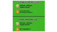 Kocak Parah, Ini 7 Perbedaan Emak-Emak Indonesia dan Luar Negeri