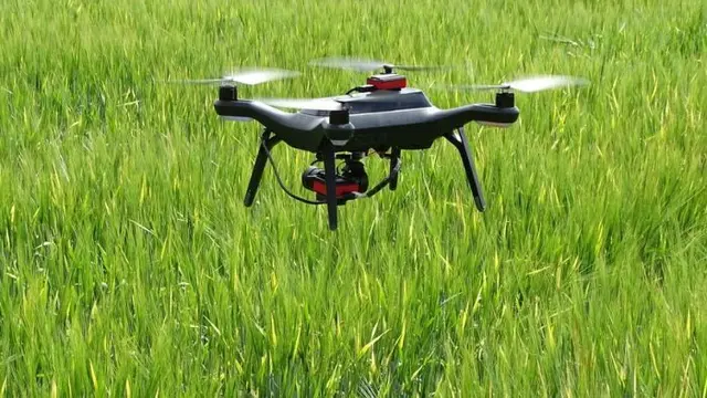 foto ilustrasi penggunaan drone untuk pertanian gandum barley di Inggris - AP