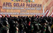 FOTO: TNI-Polri Kerahkan Personel Gabungan untuk Amankan Libur Perayaan Natal dan Tahun Baru