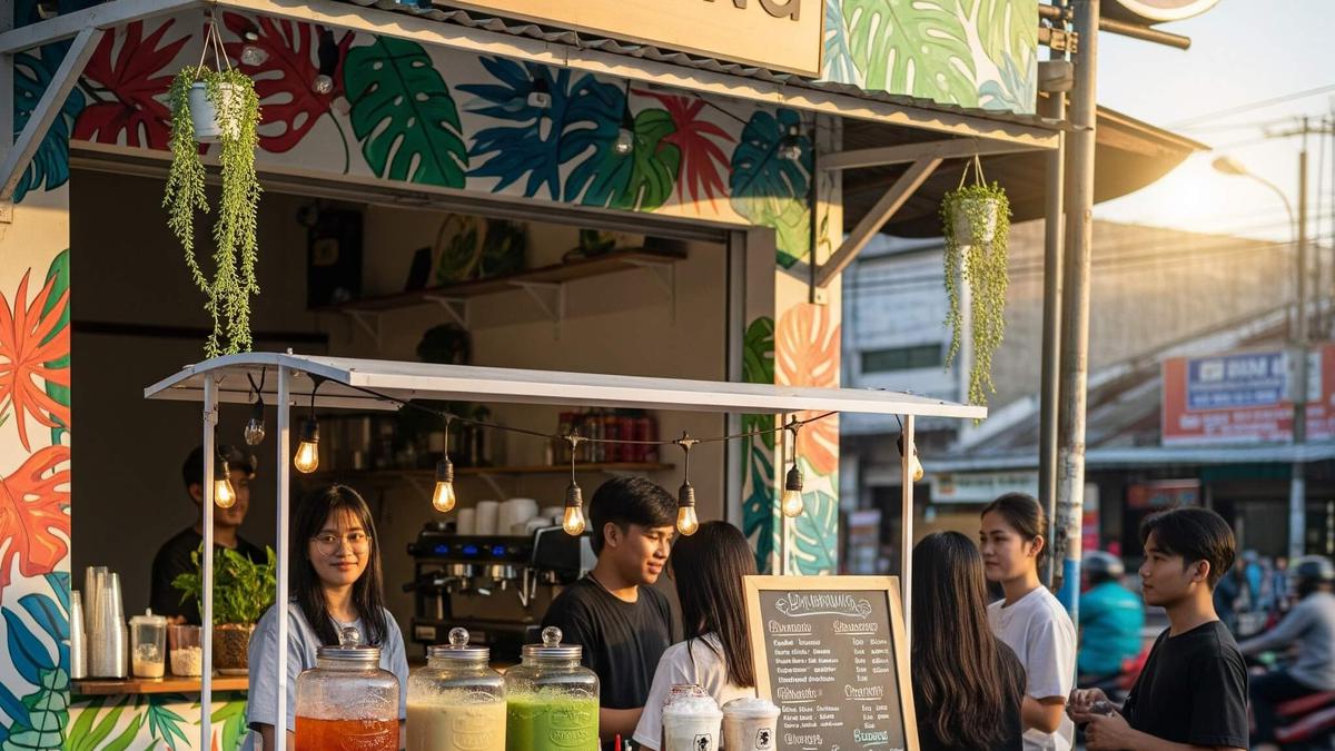 7 Ide Warung Kecil dengan Gerobak Selain Es Kopi, Modal Minim, Untung Maksimal