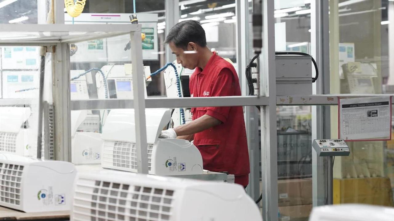 LG Resmikan Pabrik Baru Buat AC, Kapasitas Produksi Capai 700 Ribu Unit