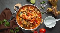 Tom Yum  Seafood, sup Thailand pedas klasik favorit semua orang (Freepik/jcomp)
