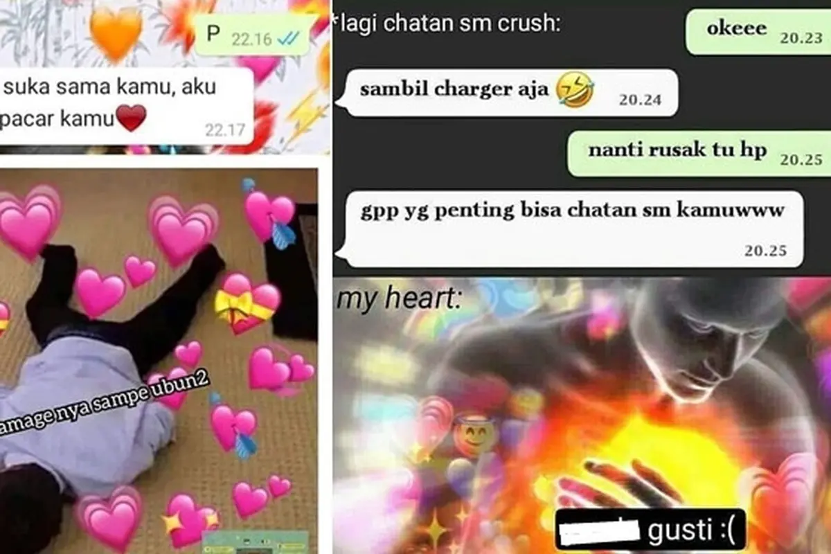 6 Chat ke Gebetan 'Damage Bukan Main' Ini Bikin Senyum Sendiri