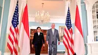Menteri Luar Negeri RI Retno Marsudi dan Menteri Luar Negeri AS Rex Tillerson (Kemlu RI, US Department of State, KBRI)