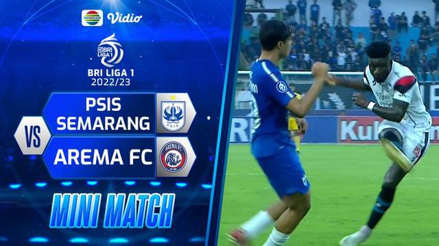 Berita video highlights BRI Liga 1, PSIS menang tipis 1-0 atas Arema, Sabtu (21/1/23)