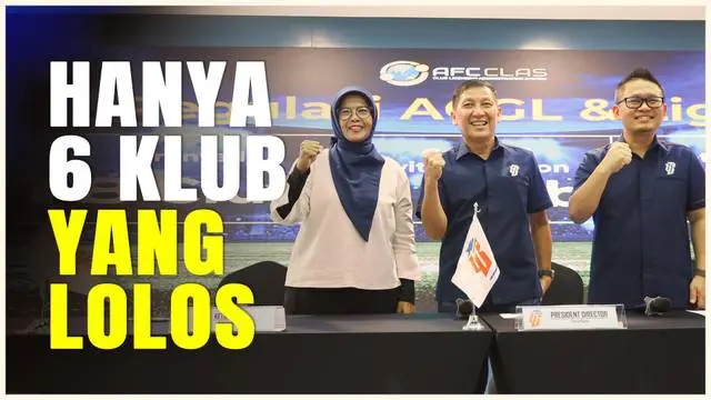 Berita video bola update kali ini membahas tentang PT Liga Indonesia (LIB) mengumumkan hasil club licensing cycle 2024/2025, hanya enam klub BRI Liga 1 yang lolos lisensi ACL.