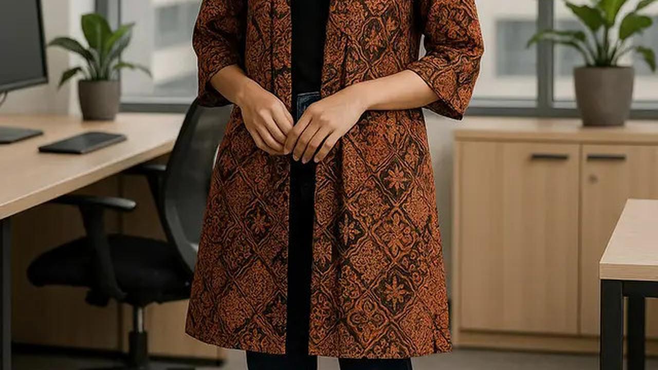 12 Model Baju Batik Tunik Kantor 2025 yang Bikin Gaya Formal Jadi Terlihat Lebih Trendy